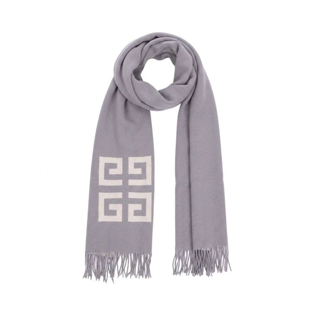 Givenchy Bicolor Virgin Wool Men's Scarf